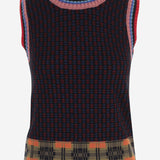 GILET IN MISTO LANA CON MOTIVO GEOMETRICO 011235 4762359 DRIES VAN NOTEN 
