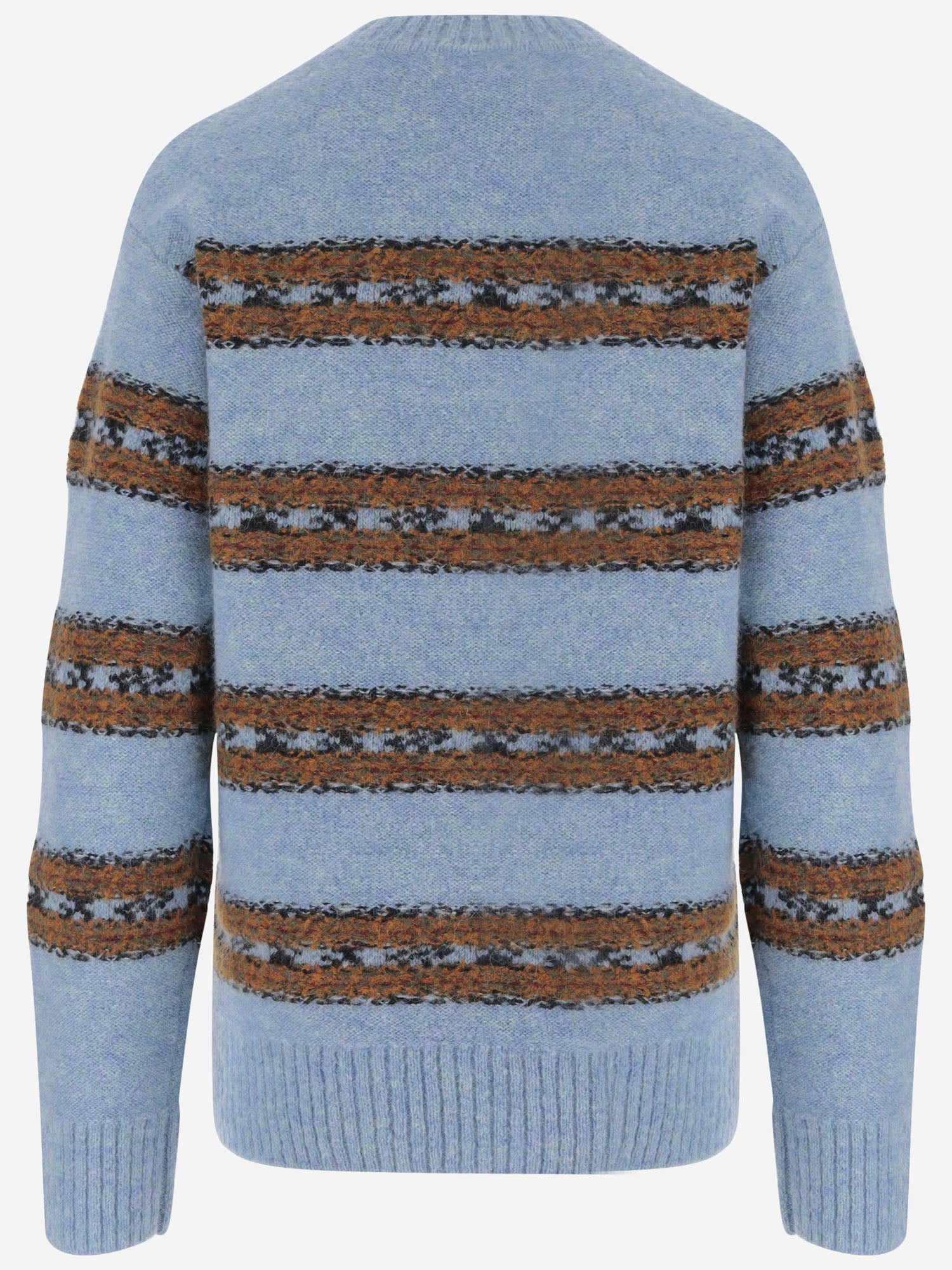 MAGLIONE IN MISTO LANA CON MOTIVO A RIGHE 011241 4755514 DRIES VAN NOTEN 