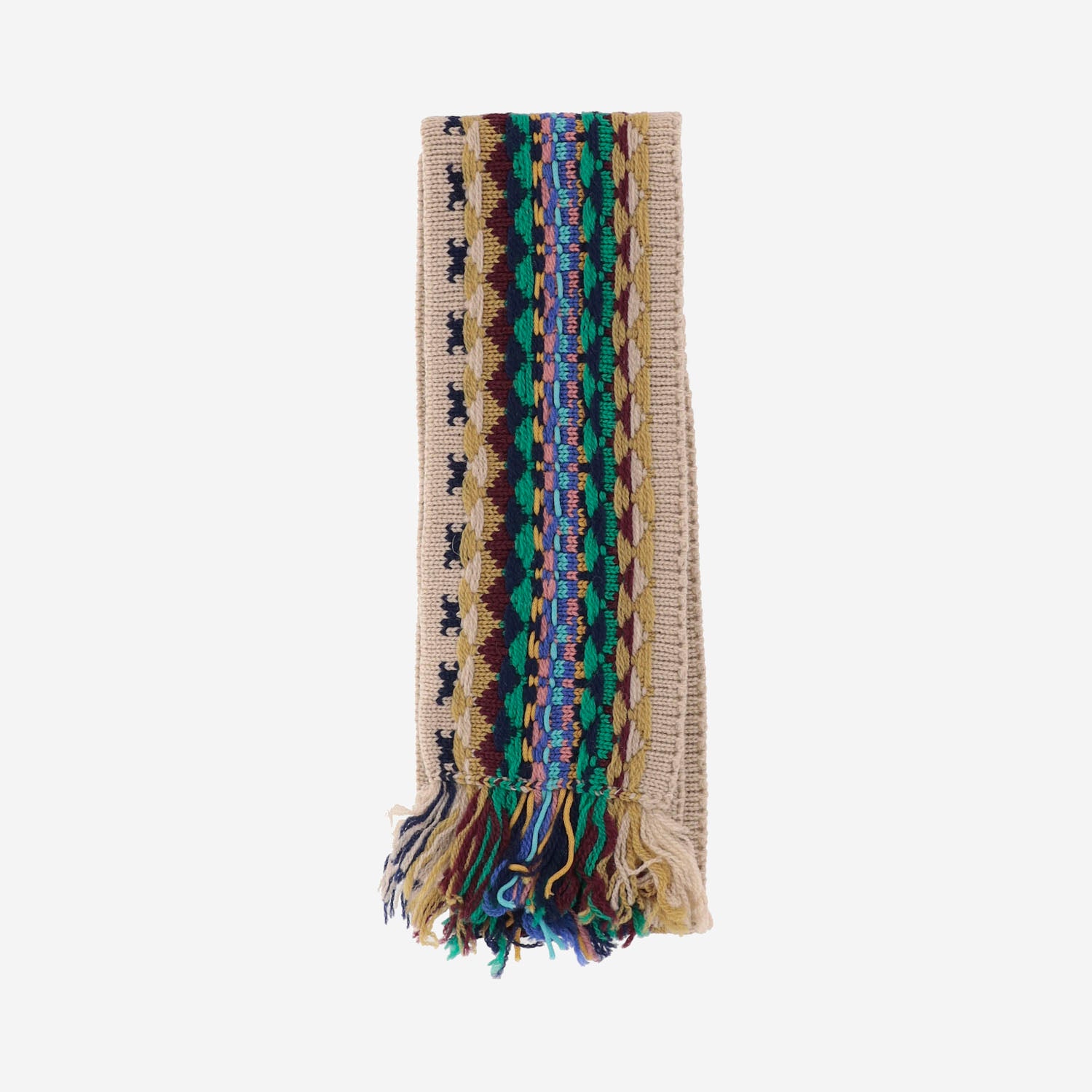SCIARPA IN LANA CON MOTIVO FANTASIA 012207 4761106 DRIES VAN NOTEN 