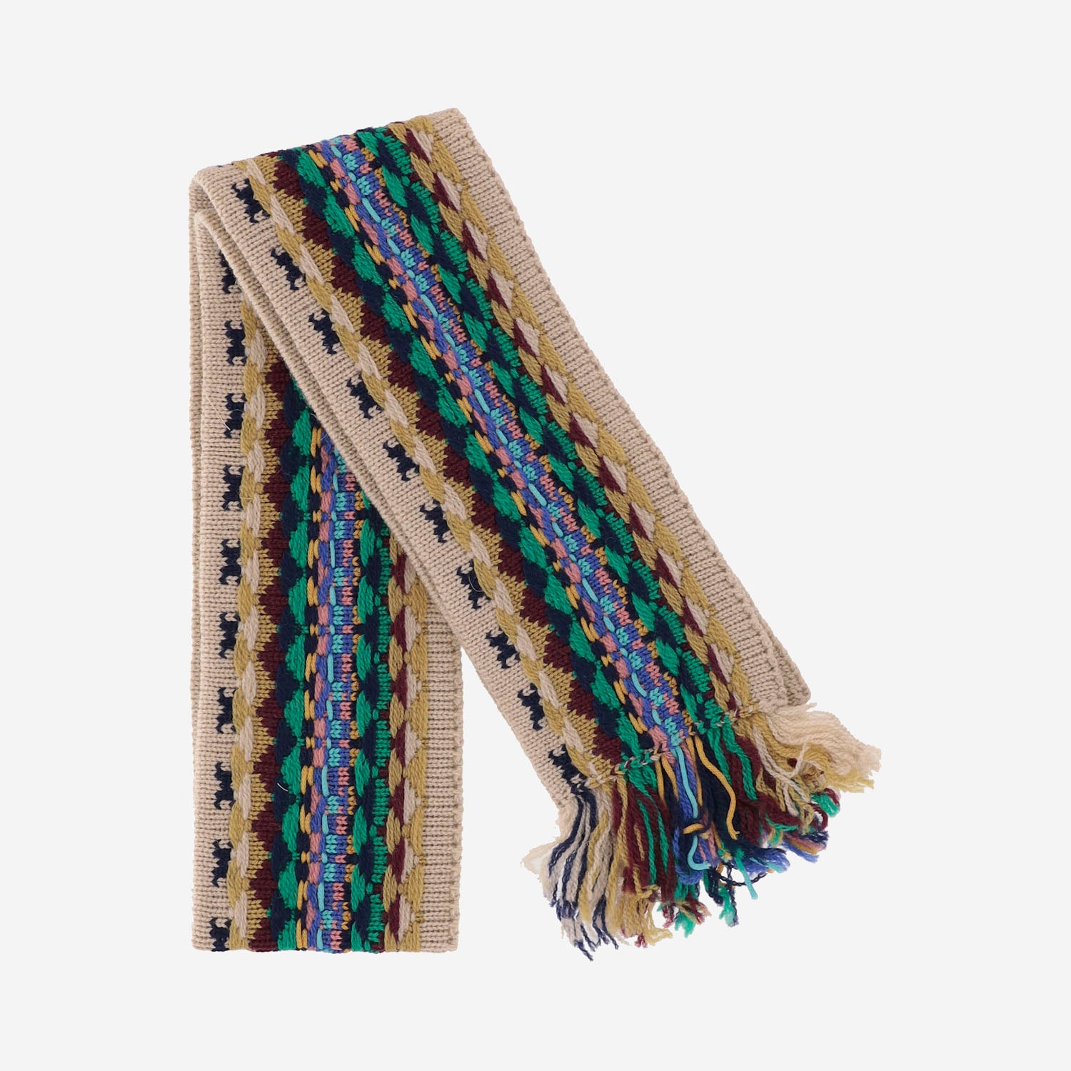SCIARPA IN LANA CON MOTIVO FANTASIA 012207 4761106 DRIES VAN NOTEN 