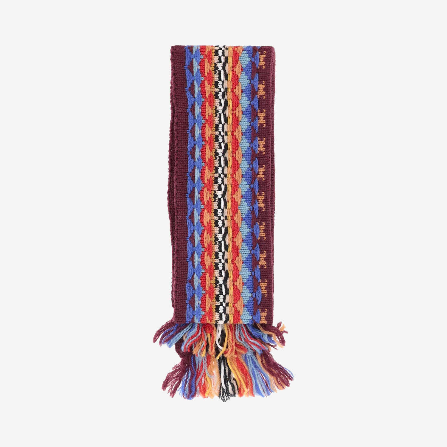 SCIARPA IN LANA CON MOTIVO FANTASIA 012207 4761359 DRIES VAN NOTEN 