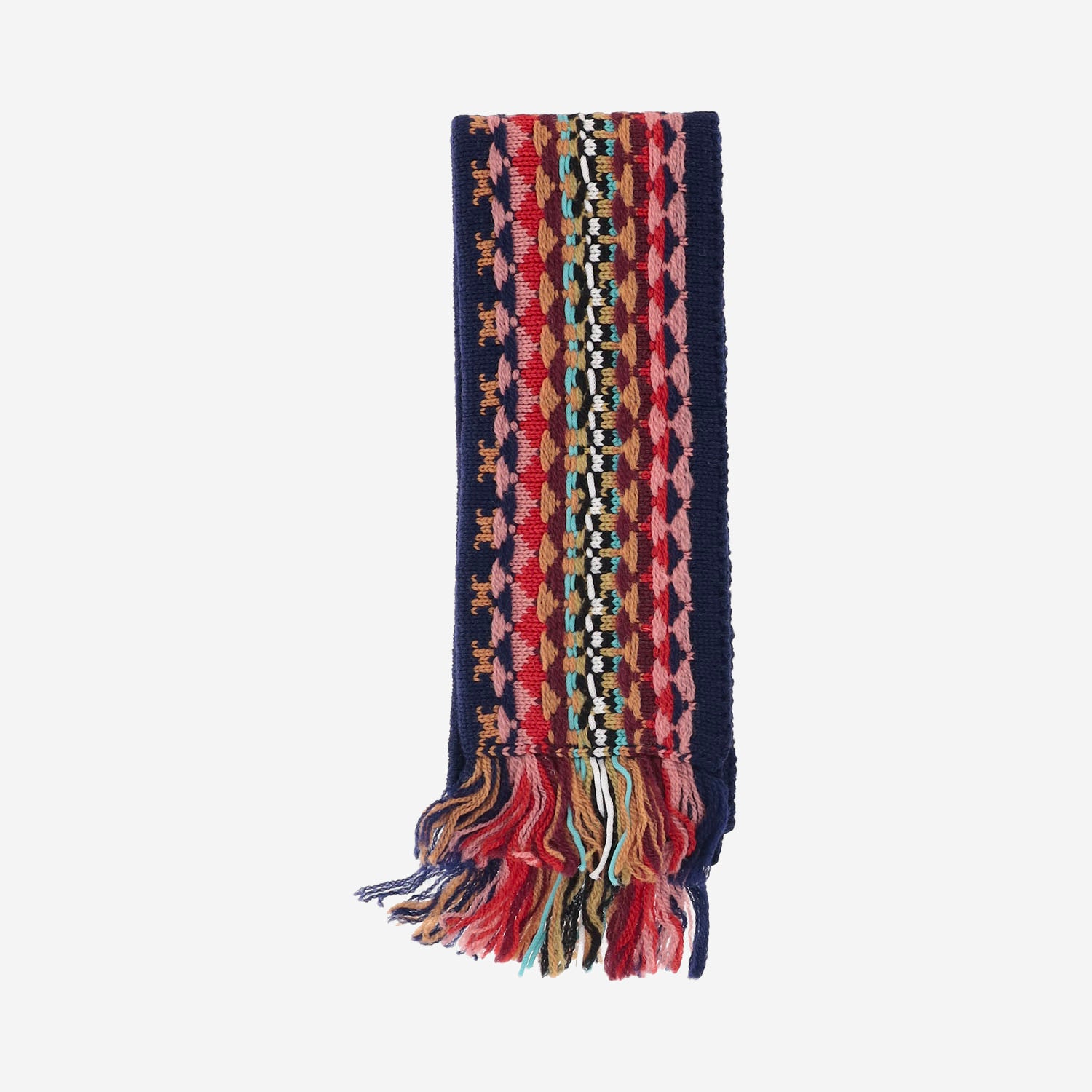 SCIARPA IN LANA CON MOTIVO FANTASIA 012207 4761509 DRIES VAN NOTEN 