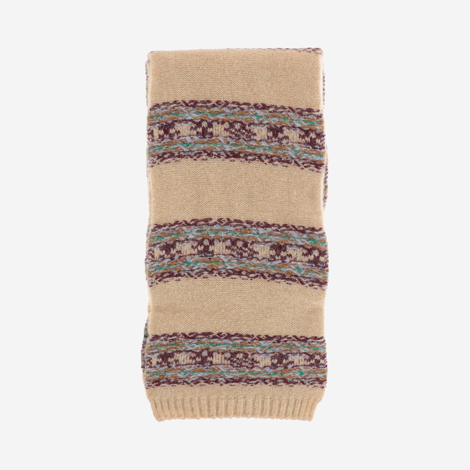 SCIARPA IN MISTO ALPACA E LANA CON MOTIVO A RIGHE 012209 4755005 DRIES VAN NOTEN 