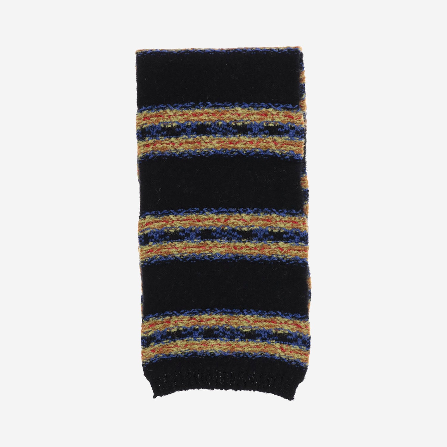 SCIARPA IN MISTO ALPACA E LANA CON MOTIVO A RIGHE 012209 4755900 DRIES VAN NOTEN 