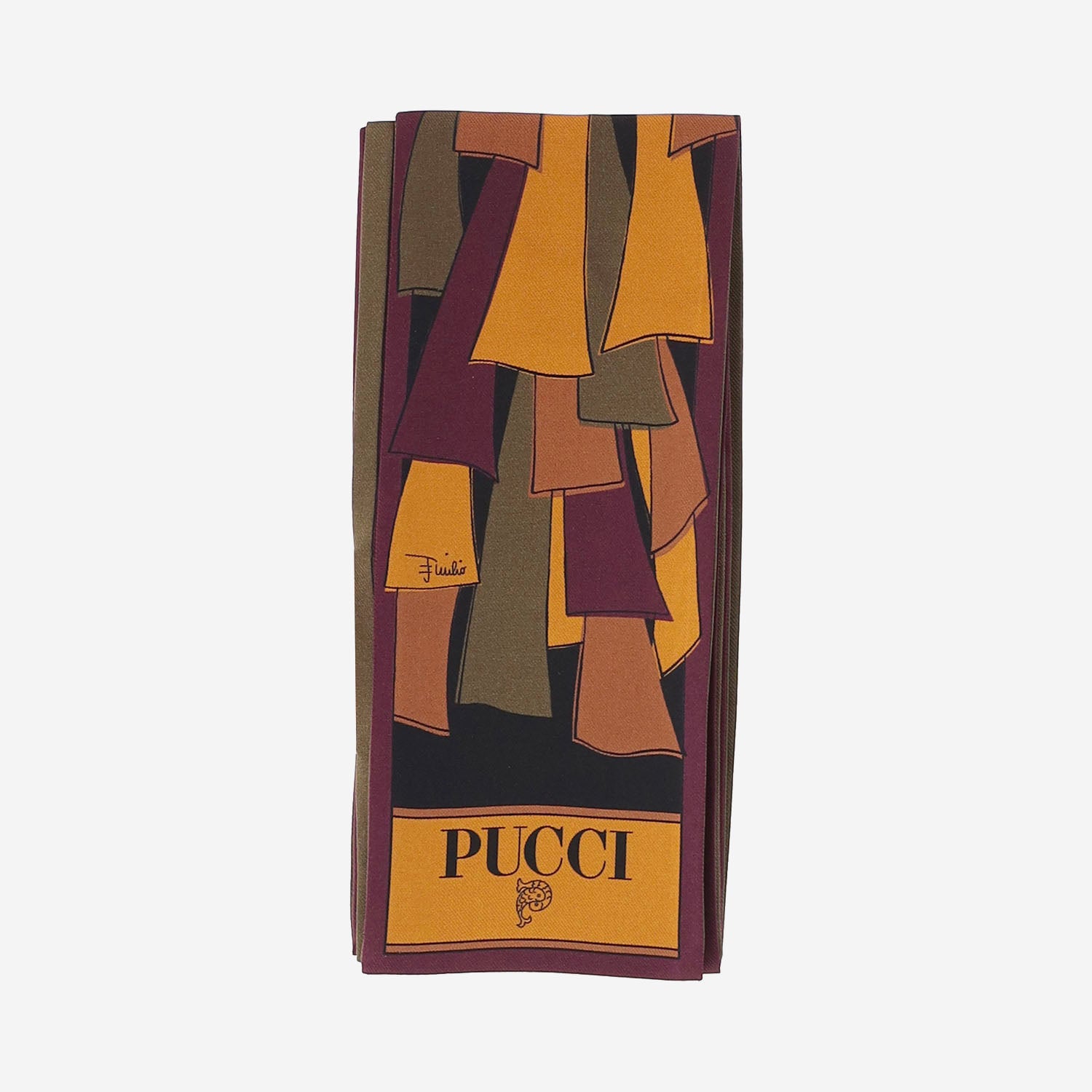 FOULARD IN SETA CON MIX DI STAMPE 6UGB30 6UC072 EMILIO PUCCI 