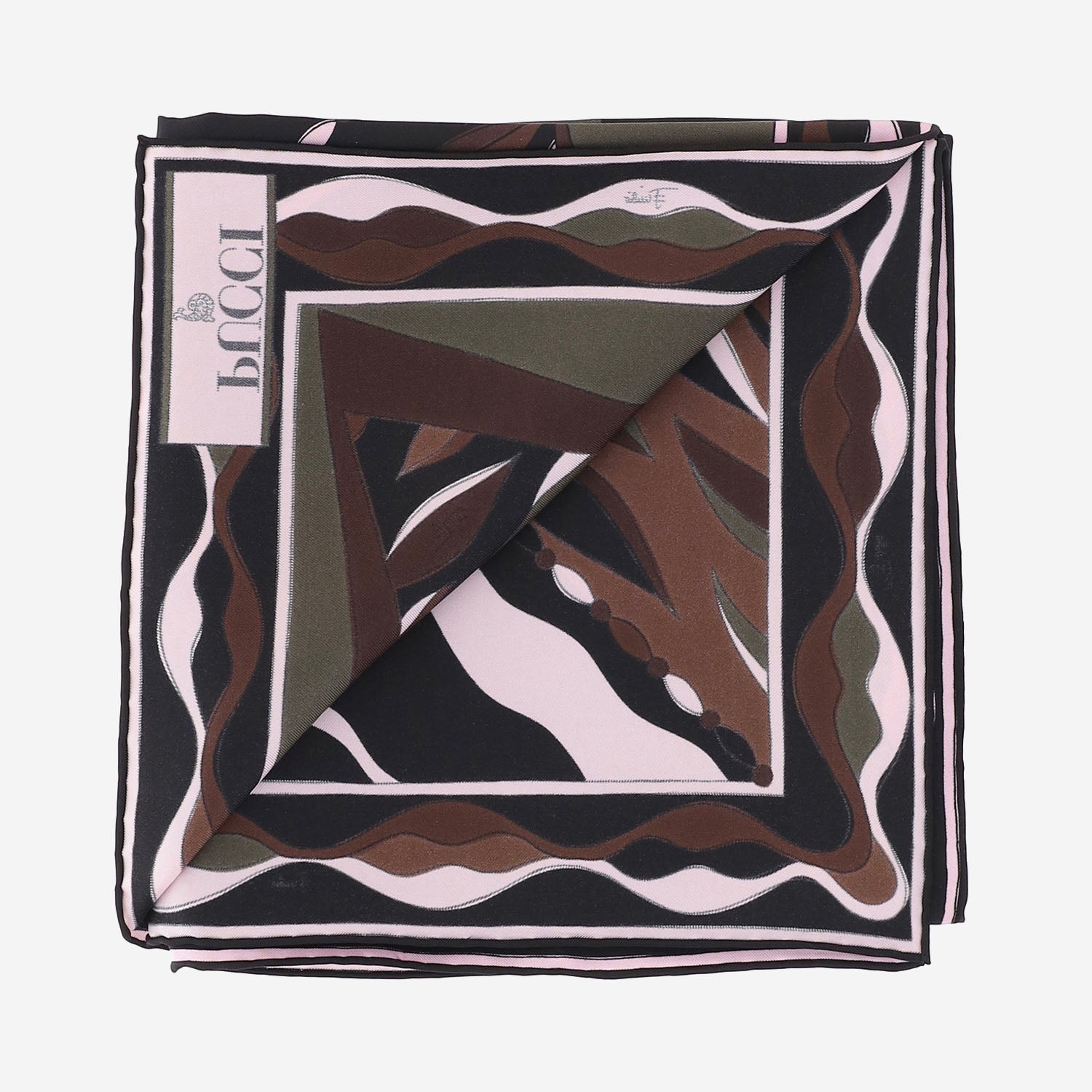 FOULARD IN SETA CON MIX DI STAMPE 6UGB41 6UC112 EMILIO PUCCI 