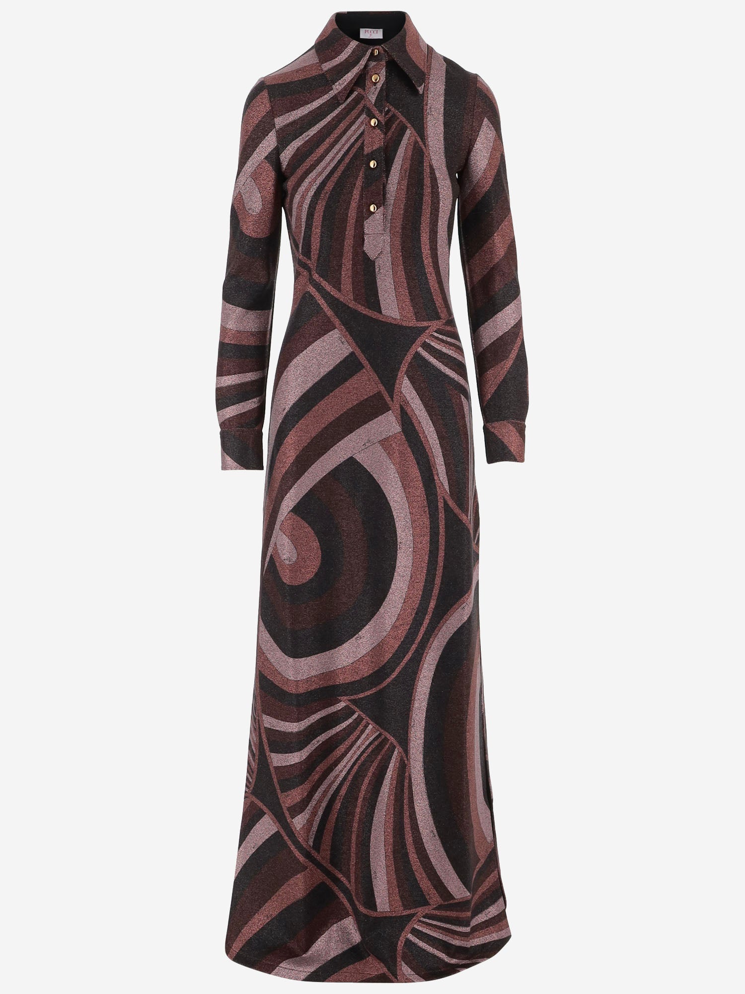 Abito in lurex stretch con stampa Iride 6UJI65 6U867011 EMILIO PUCCI 