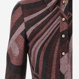 Abito in lurex stretch con stampa Iride 6UJI65 6U867011 EMILIO PUCCI 