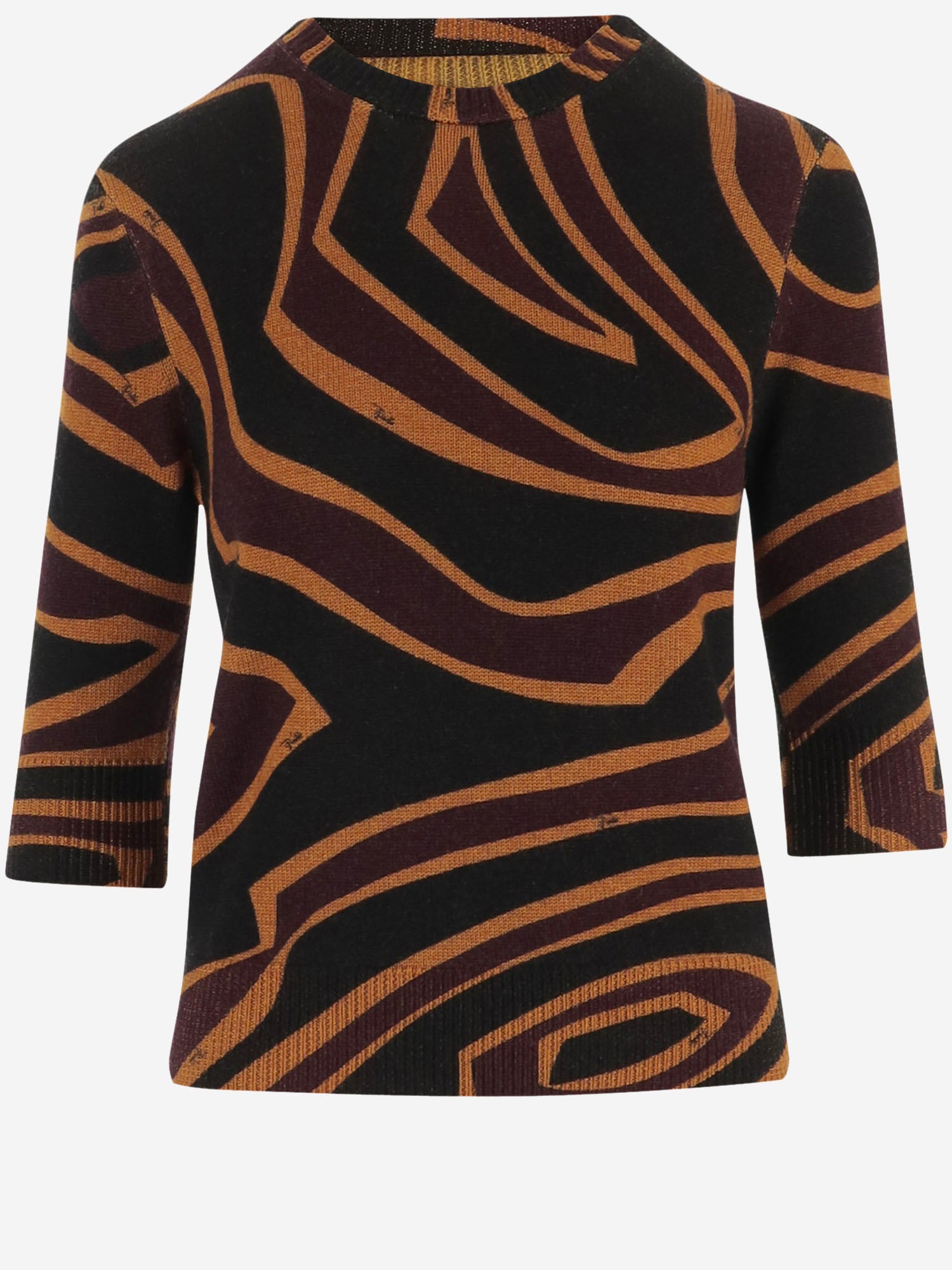 MAGLIA IN LANA CON STAMPA LABIRINTO 6UKM72 6U960019 EMILIO PUCCI 