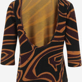 MAGLIA IN LANA CON STAMPA LABIRINTO 6UKM72 6U960019 EMILIO PUCCI 
