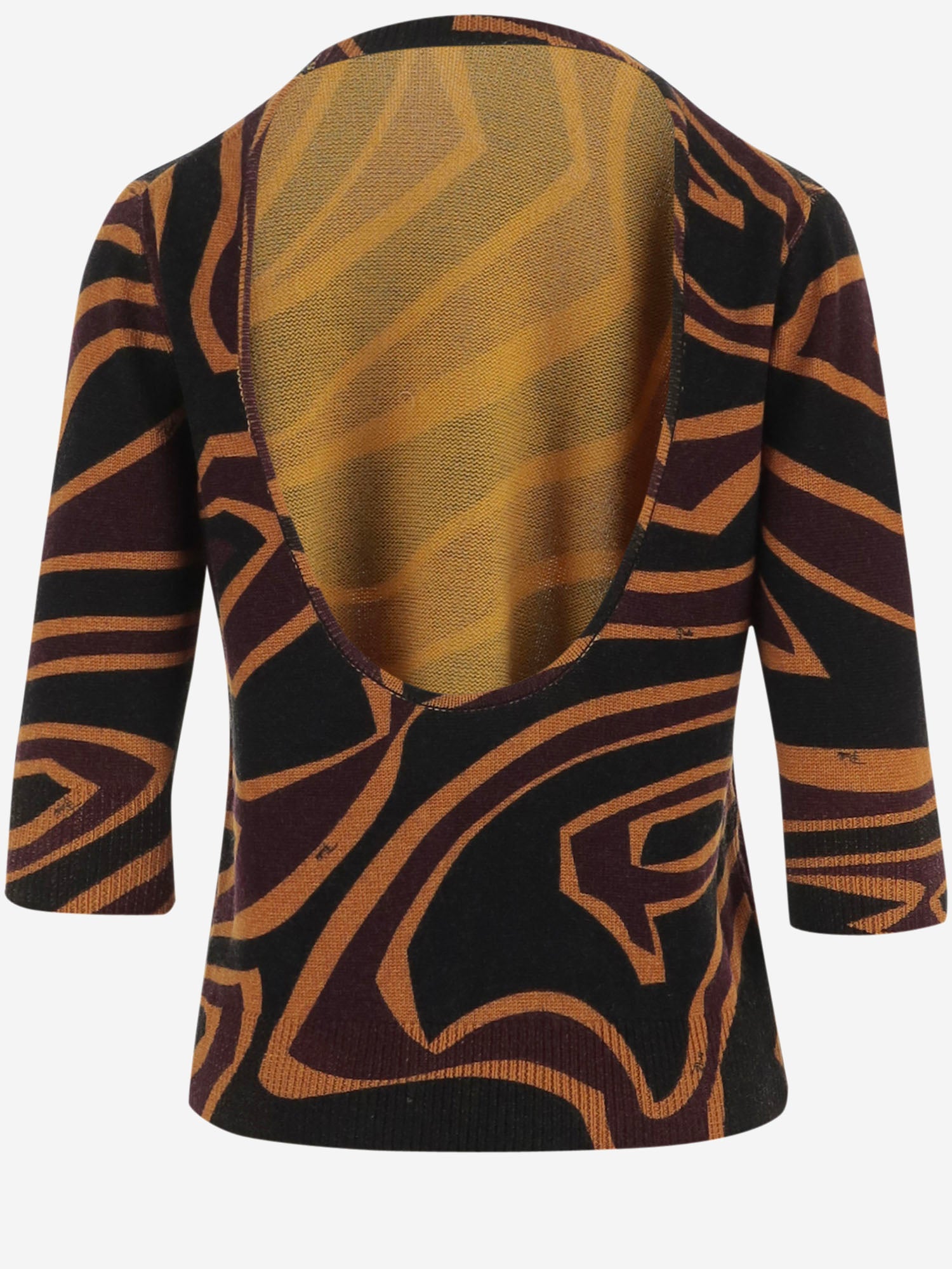 MAGLIA IN LANA CON STAMPA LABIRINTO 6UKM72 6U960019 EMILIO PUCCI 
