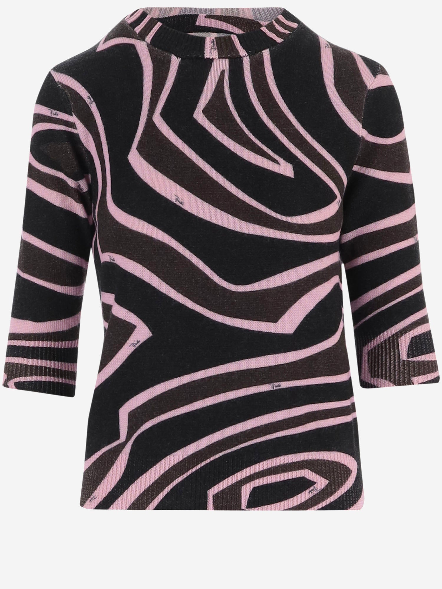MAGLIA IN LANA CON STAMPA LABIRINTO 6UKM72 6U960020 EMILIO PUCCI 