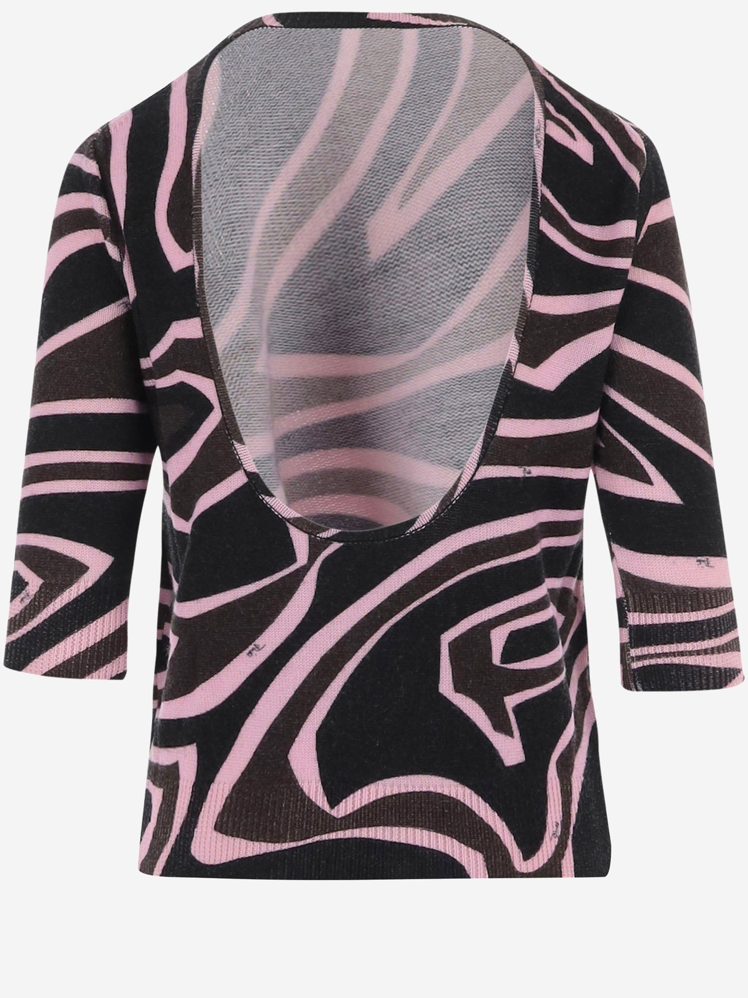 MAGLIA IN LANA CON STAMPA LABIRINTO 6UKM72 6U960020 EMILIO PUCCI 