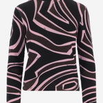 Maglia in Lana con Stampa Labirinto 6UKM73 6U960020 EMILIO PUCCI 