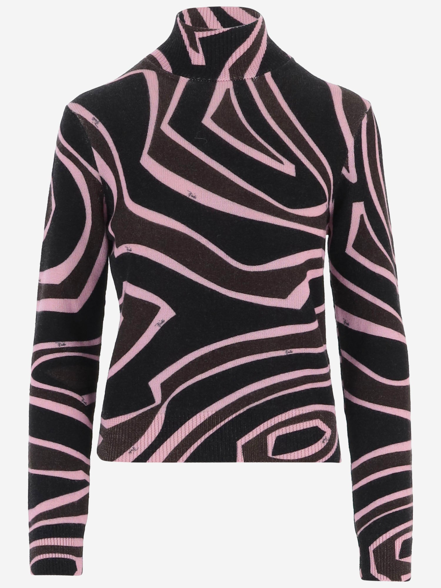 Maglia in Lana con Stampa Labirinto 6UKM73 6U960020 EMILIO PUCCI 