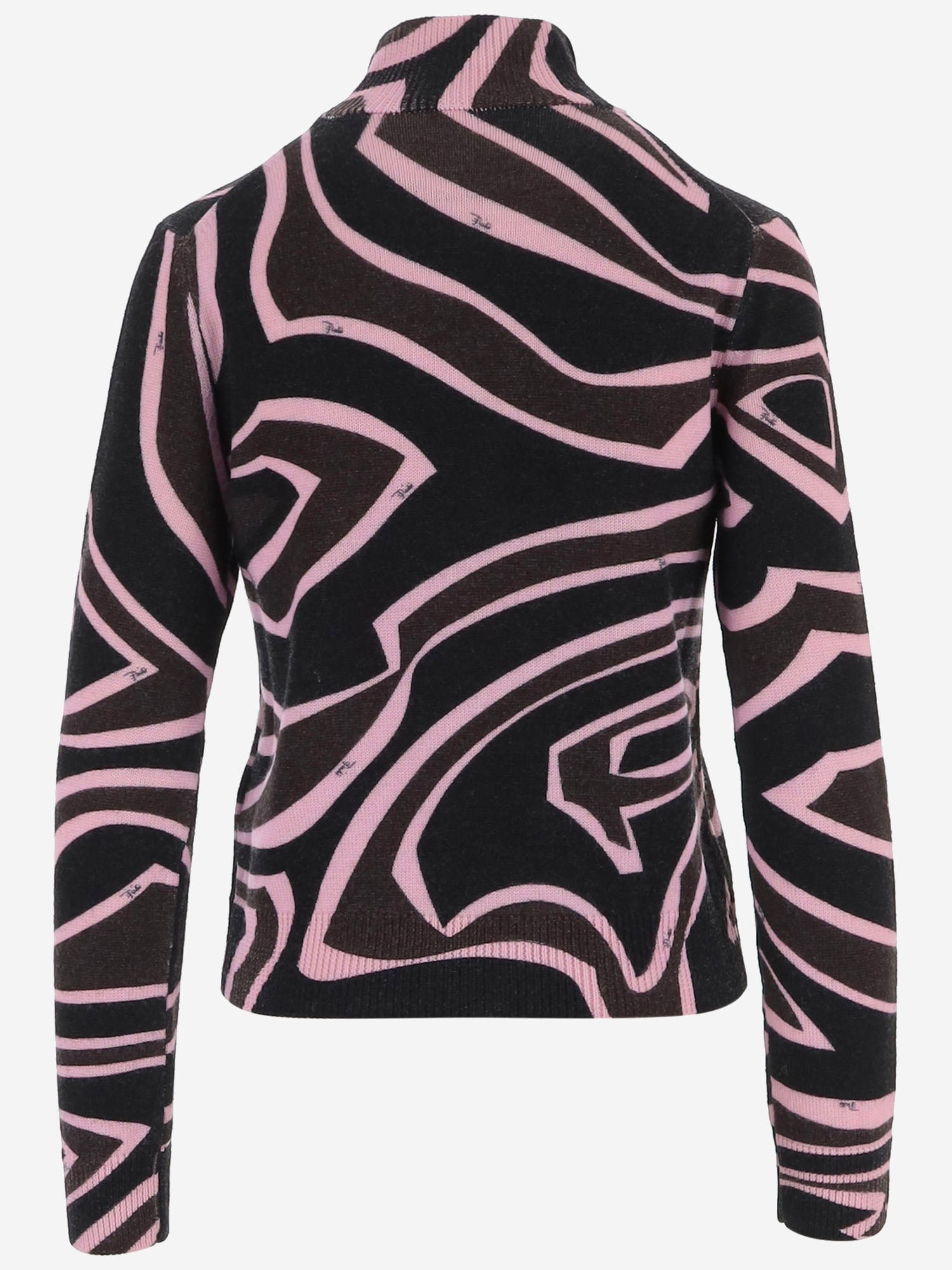 Maglia in Lana con Stampa Labirinto 6UKM73 6U960020 EMILIO PUCCI 