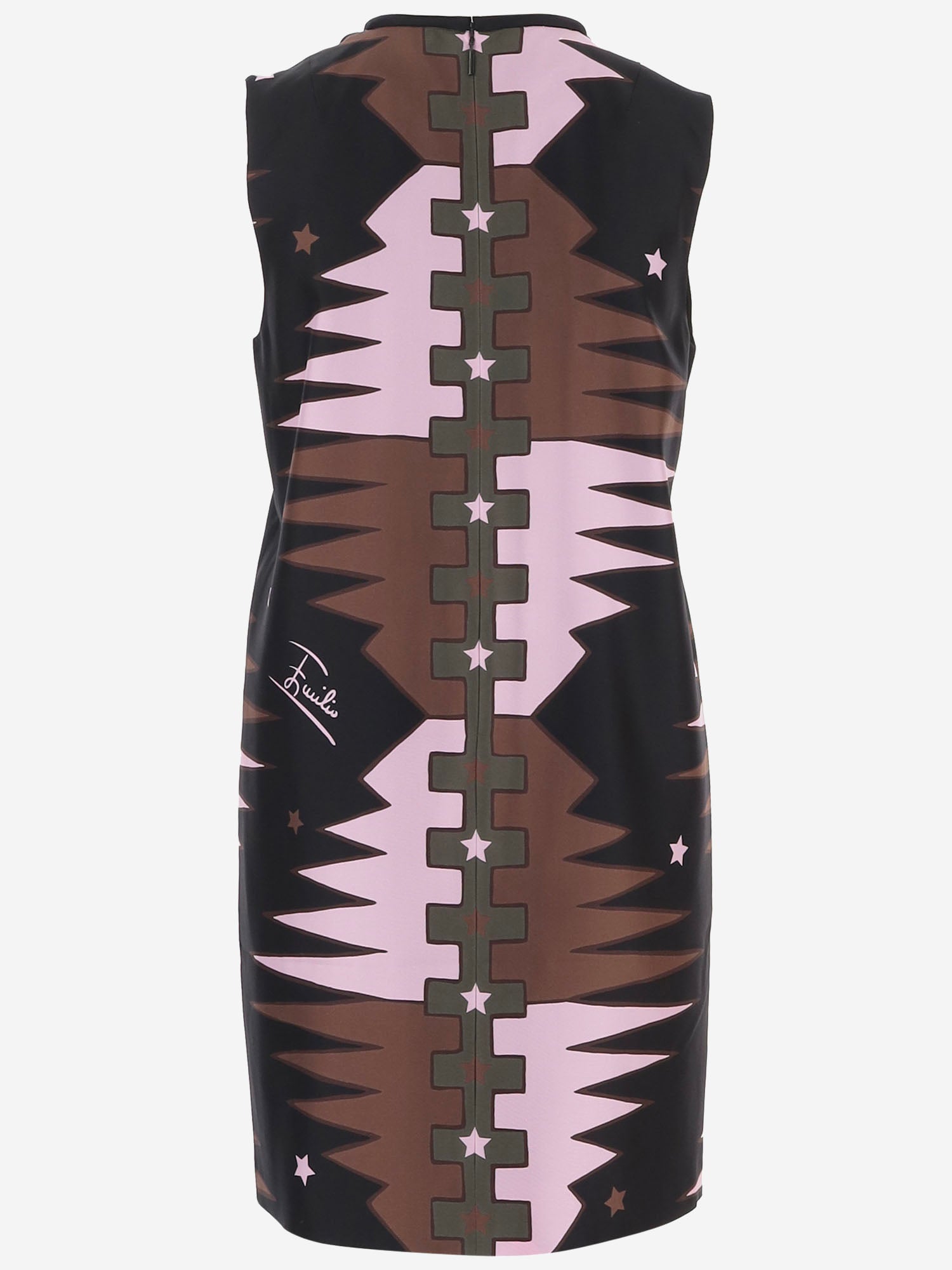 Abito in Seta in Stampa Valdimontone 6URG05 6U831052 EMILIO PUCCI 