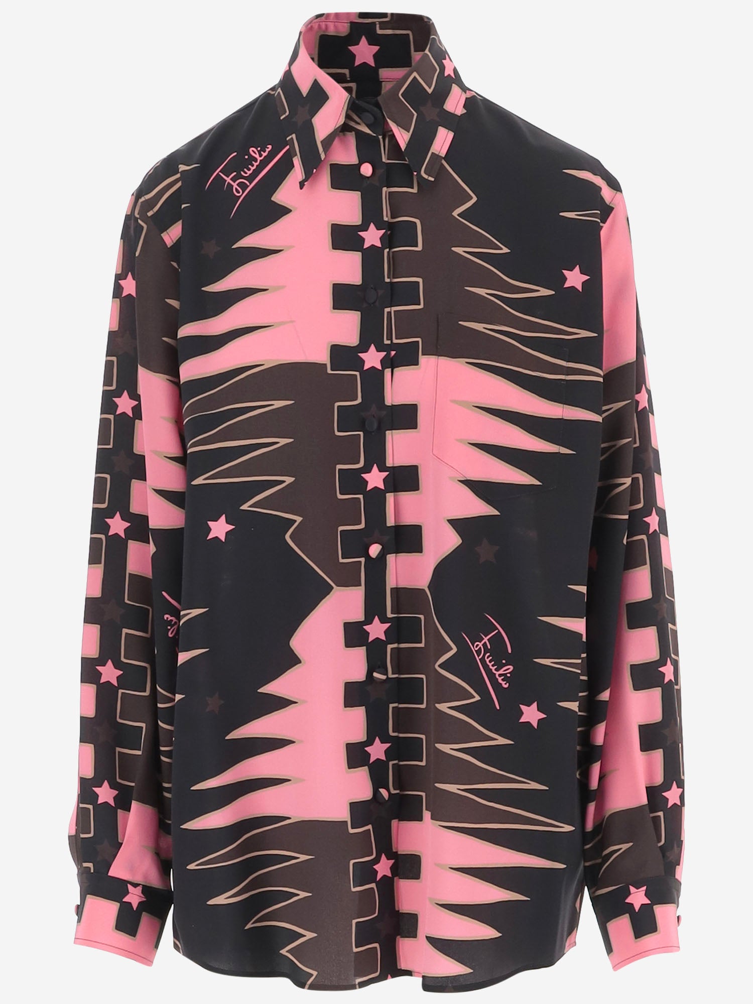 CAMICIA IN SETA CON STAMPA VALDIMONTONE 6URJ12 6U823050 EMILIO PUCCI 