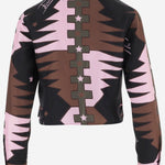 CAMICIA CROP IN SETA CON STAMPA VALDIMONTONE 6URJ15 6U831052 EMILIO PUCCI 