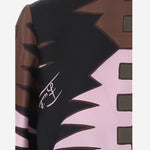 T-SHIRT IN TWILL DI SETA CON STAMPA VALDIMONTONE 6URM73 6U831052 EMILIO PUCCI 