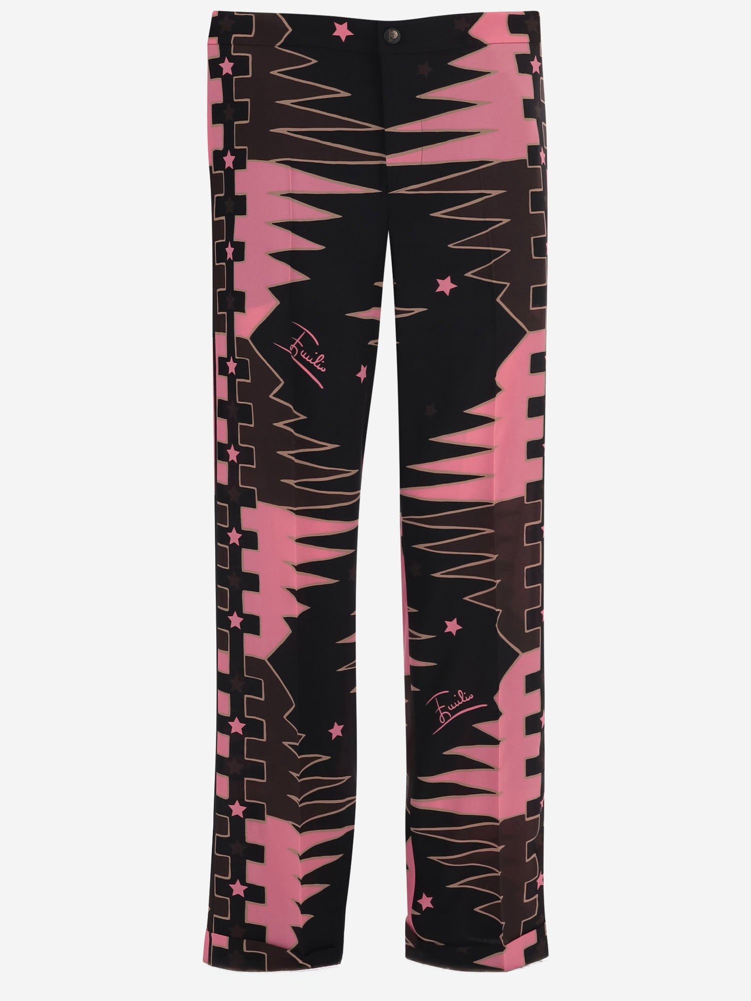 PANTALONI IN SETA CON STAMPA VALDIMONTONE 6URT11 6U823050 EMILIO PUCCI 