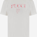 T-SHIRT IN COTONE CON LOGO 6UTP75 6U990100 EMILIO PUCCI 