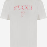 T-SHIRT IN COTONE CON LOGO 6UTP75 6U990100 EMILIO PUCCI 