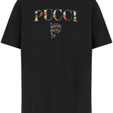 T-SHIRT IN COTONE CON LOGO 6UTP75 6U990999 EMILIO PUCCI 