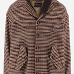 CAPPOTTO IN MISTO LANA CON COLLETTO A COSTE EM000268 TE23209F1053 EMPORIO ARMANI 