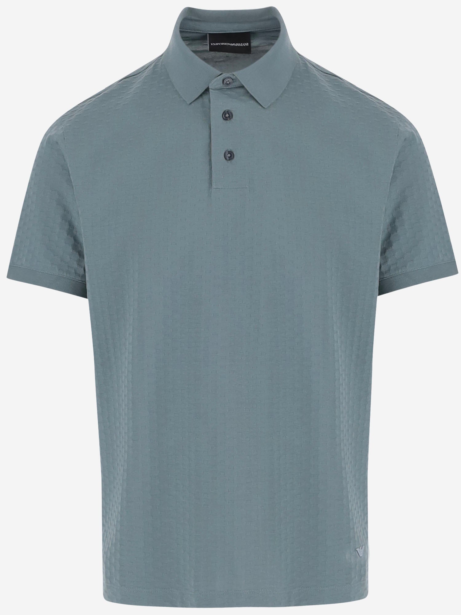 POLO IN COTONE CON LOGO EM001295 AF10762F9095 EMPORIO ARMANI 