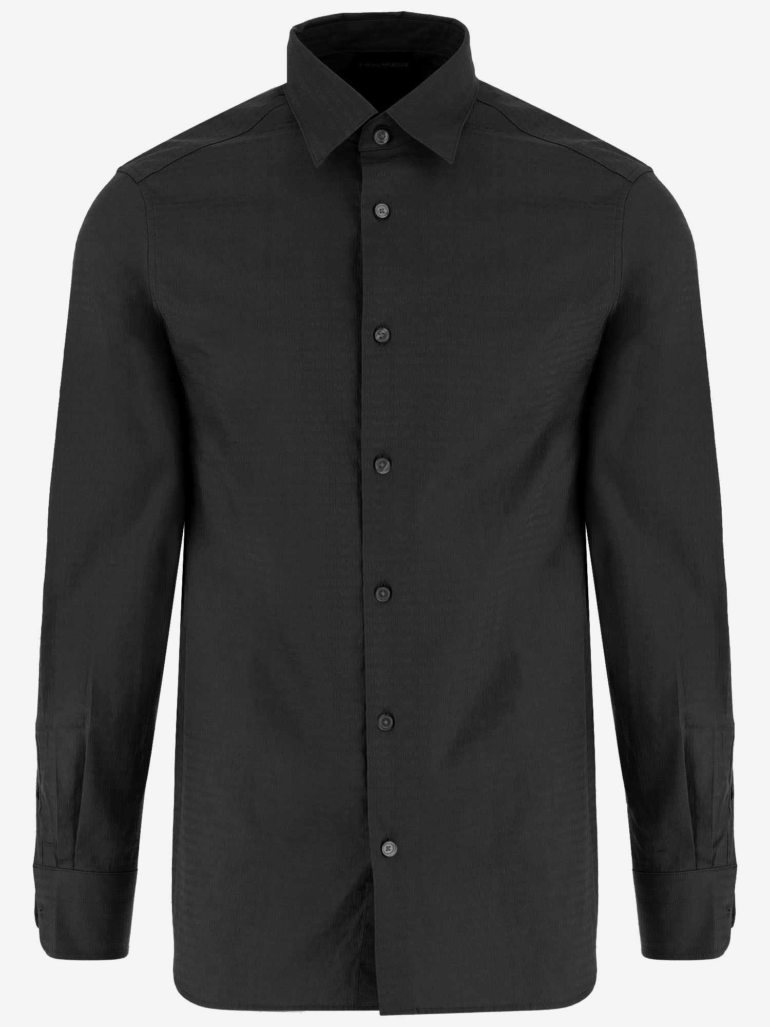 CAMICIA IN COTONE CON LOGO EM001537 AF18123FC203 EMPORIO ARMANI 