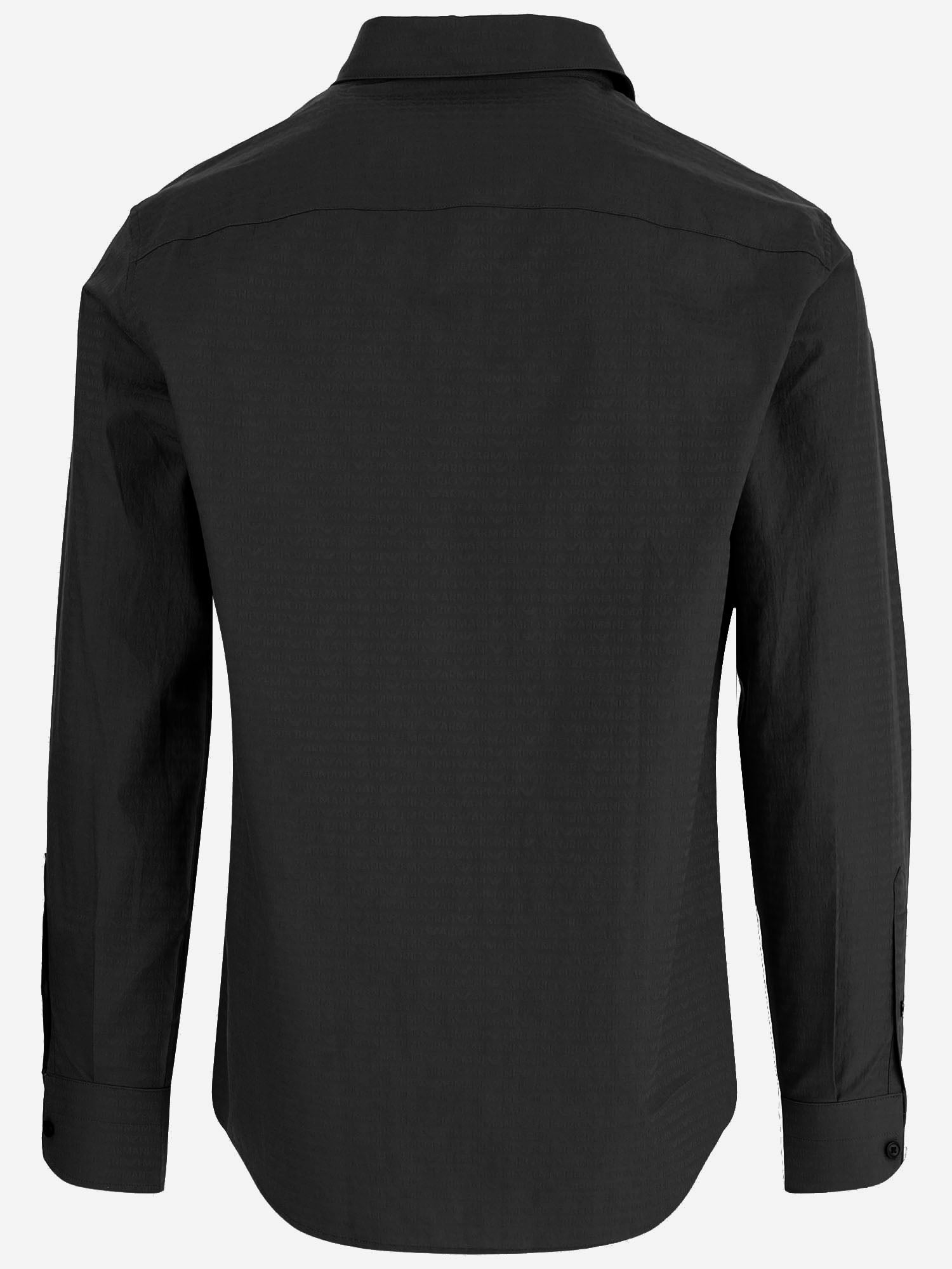 CAMICIA IN COTONE CON LOGO EM001537 AF18123FC203 EMPORIO ARMANI 