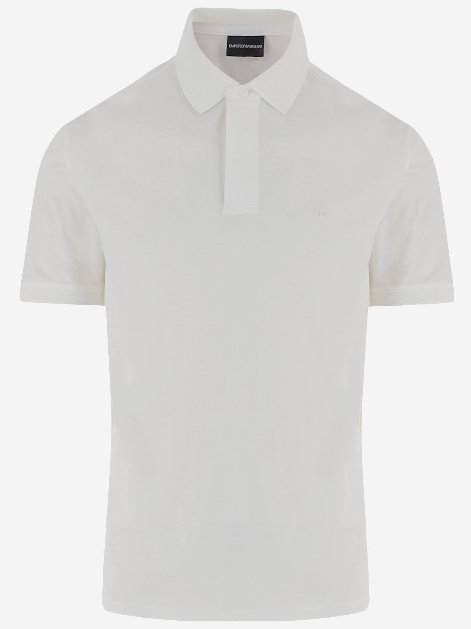 POLO IN MISTO COTONE CON LOG EM004588 AF10017U0003 EMPORIO ARMANI 
