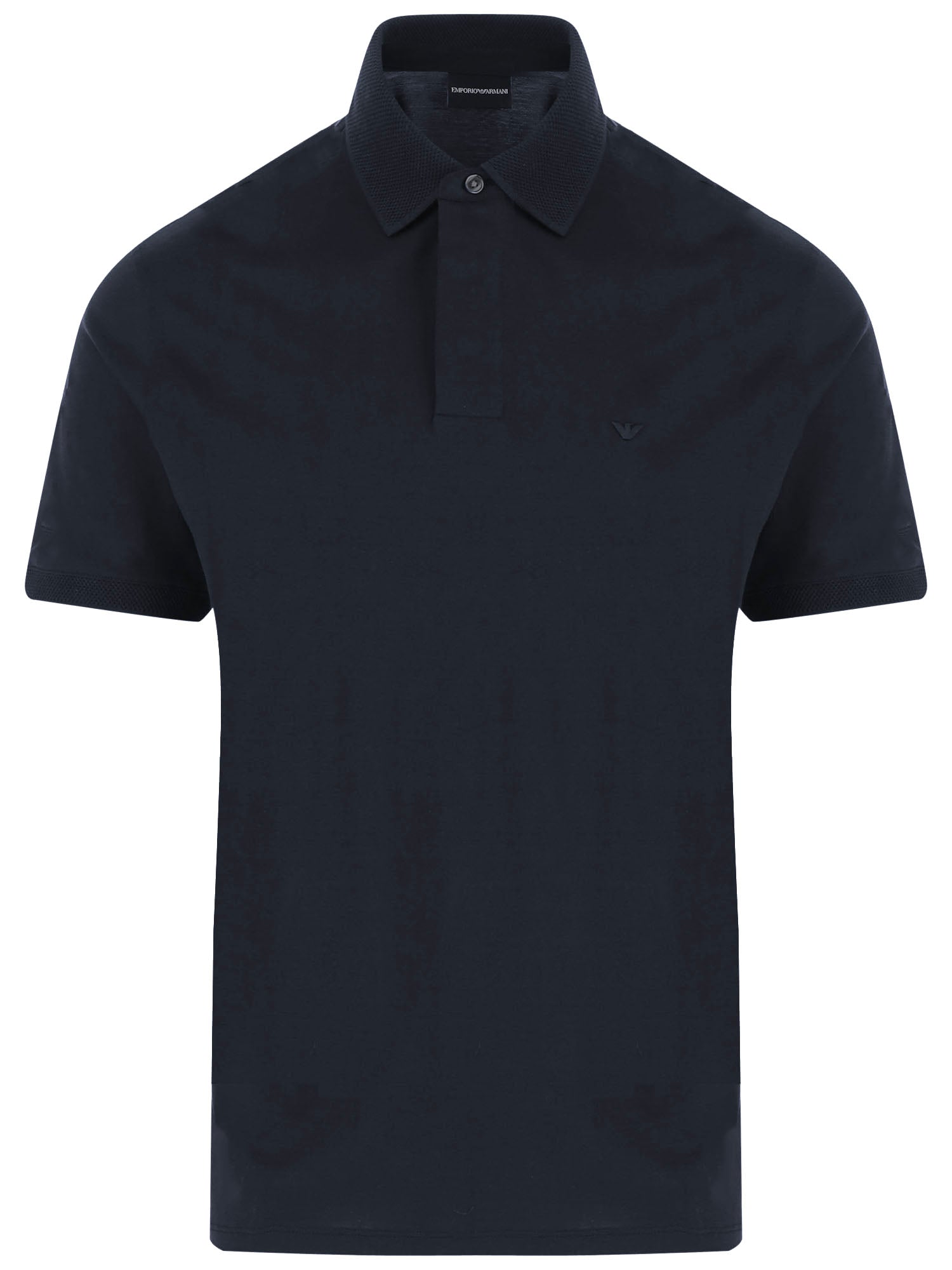 POLO IN MISTO COTONE CON LOGO EM004588 AF10017UB118 EMPORIO ARMANI 