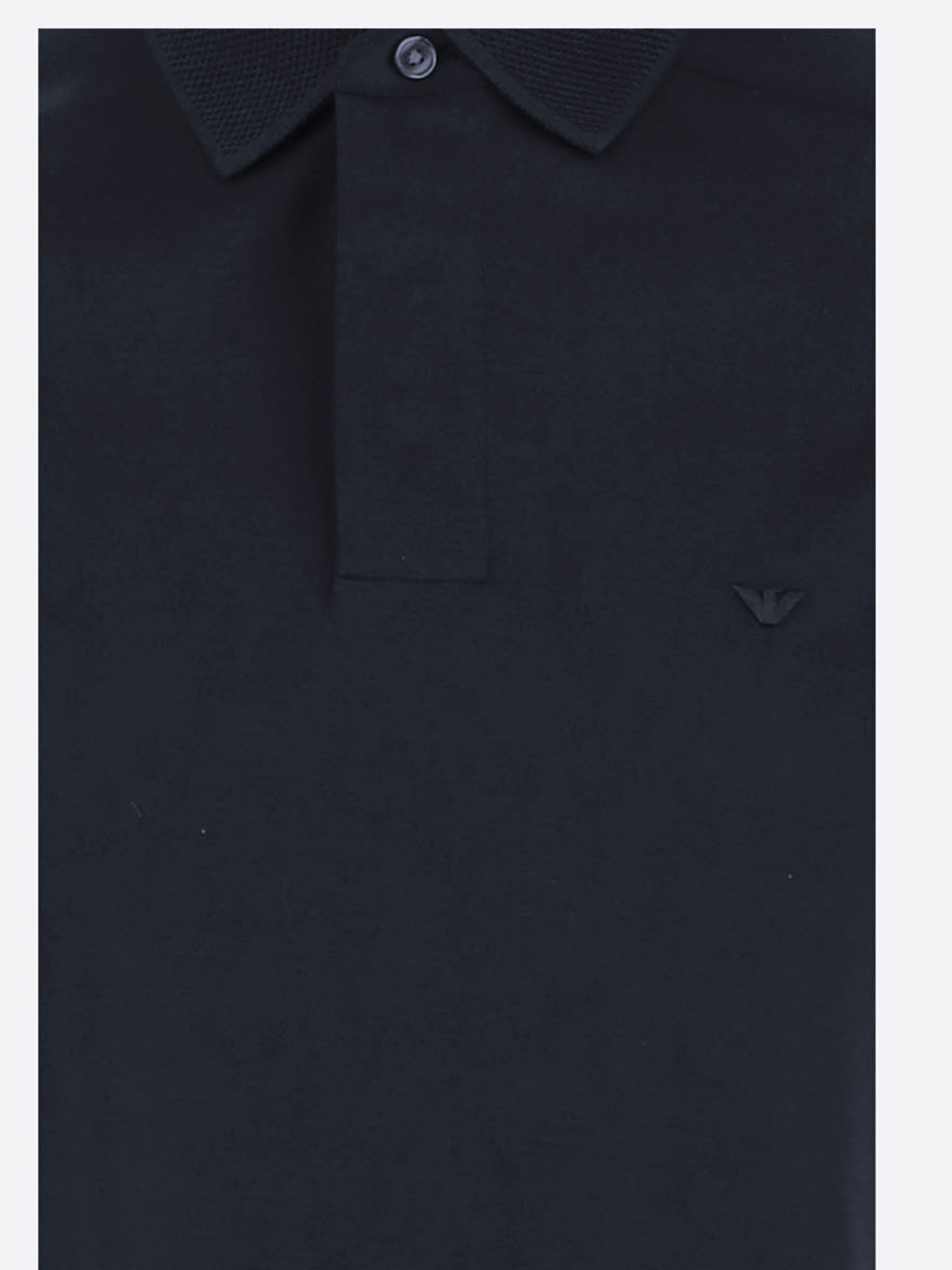 POLO IN MISTO COTONE CON LOGO EM004588 AF10017UB118 EMPORIO ARMANI 