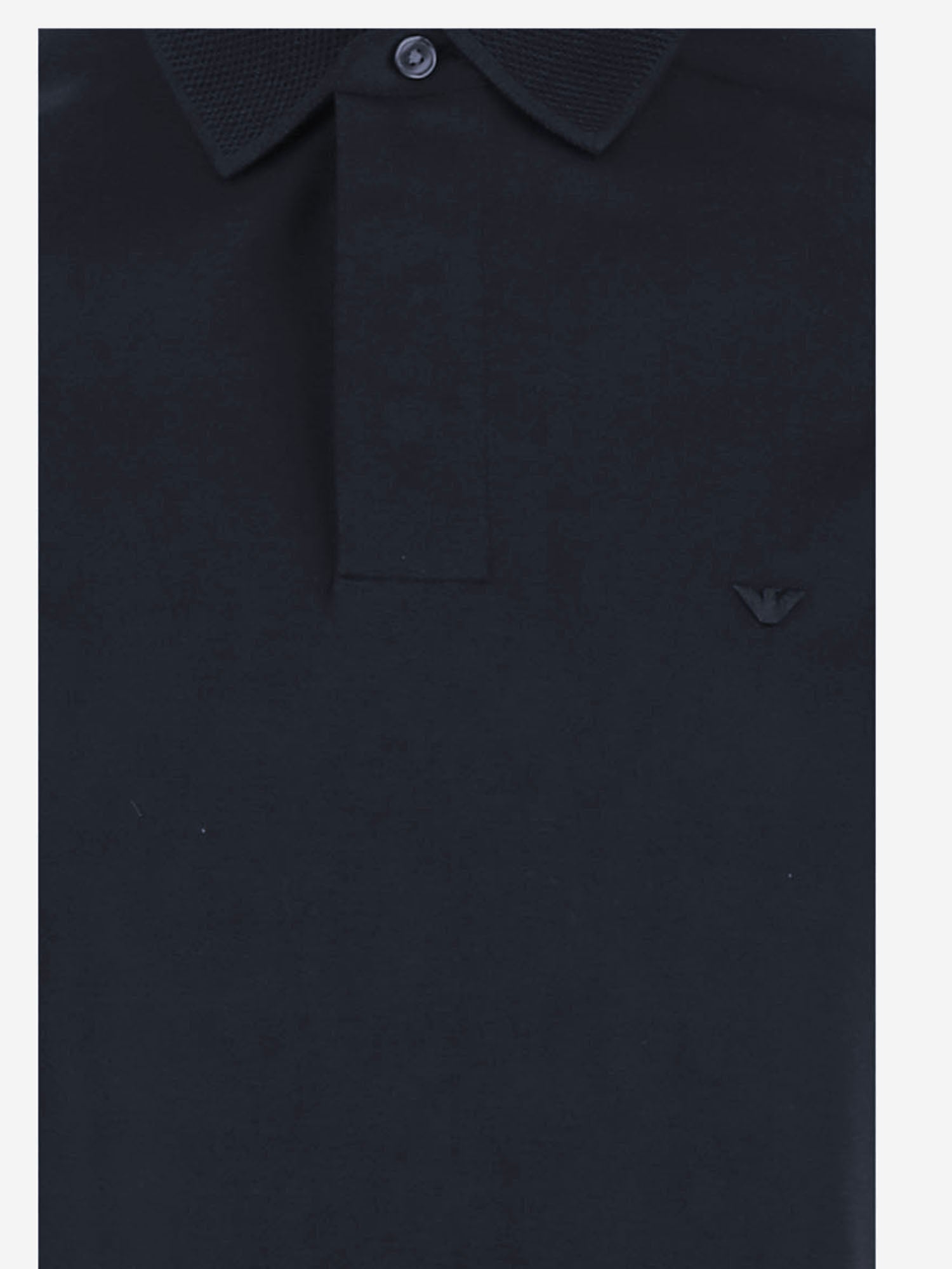 POLO IN MISTO COTONE CON LOGO EM004588 AF10017UB118 EMPORIO ARMANI 