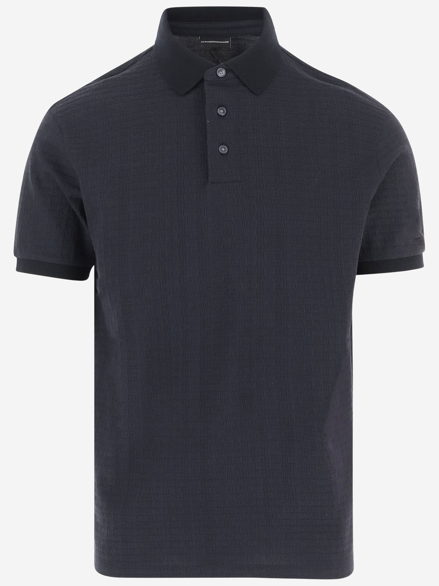 POLO IN COTONE CON LOGO EM004595 AF10762FB413 EMPORIO ARMANI 