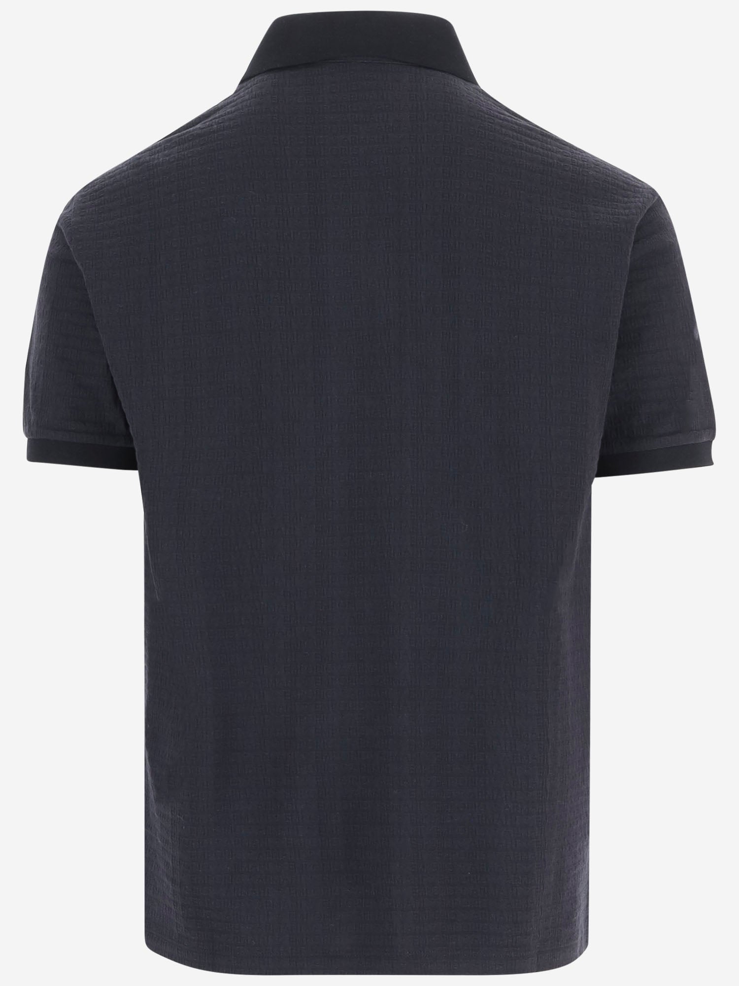 POLO IN COTONE CON LOGO EM004595 AF10762FB413 EMPORIO ARMANI 