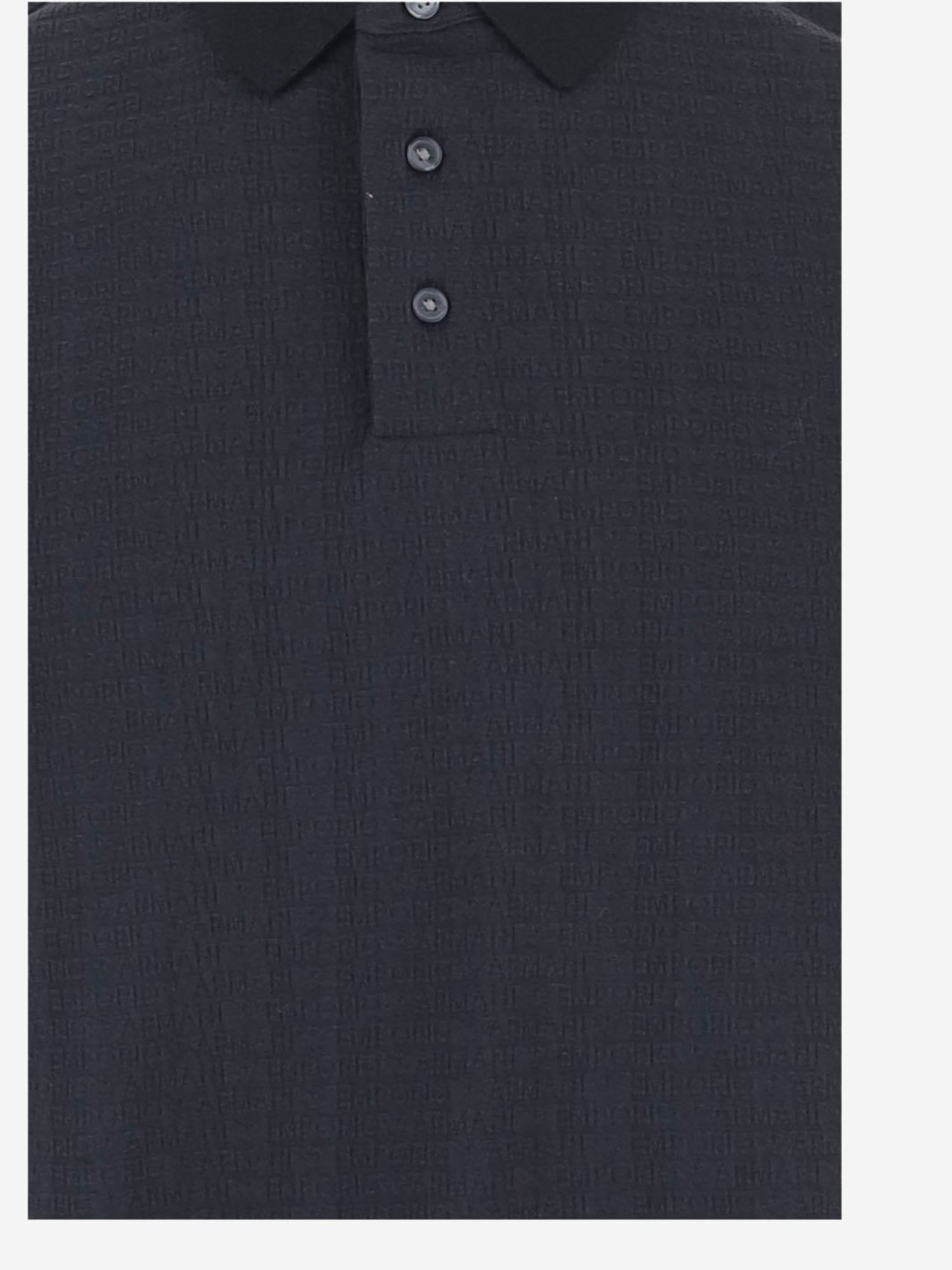 POLO IN COTONE CON LOGO EM004595 AF10762FB413 EMPORIO ARMANI 