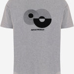 T-SHIRT IN COTONE CON LOGO EM004760 AF14795F8003 EMPORIO ARMANI 