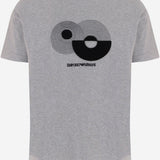 T-SHIRT IN COTONE CON LOGO EM004760 AF14795F8003 EMPORIO ARMANI 