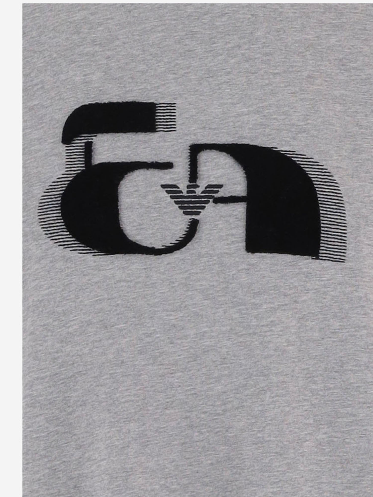 T-SHIRT IN COTONE CON LOGO EM004760 AF14795F8004 EMPORIO ARMANI 