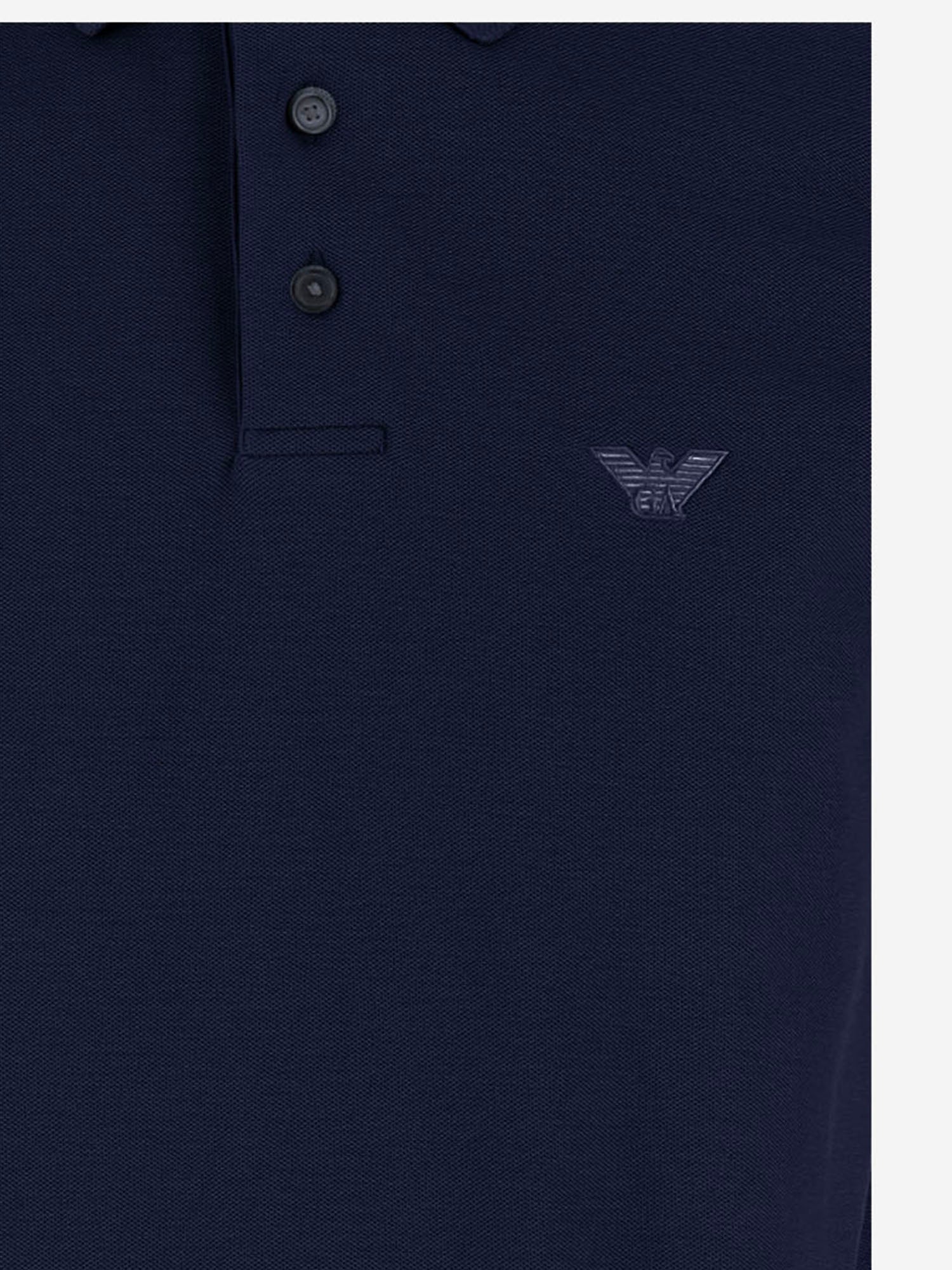 POLO IN COTONE CON LOGO EM005358 AF10497UB118 EMPORIO ARMANI 