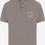 POLO IN COTONE CON LOGO EM005363 AF10497U8049 EMPORIO ARMANI 