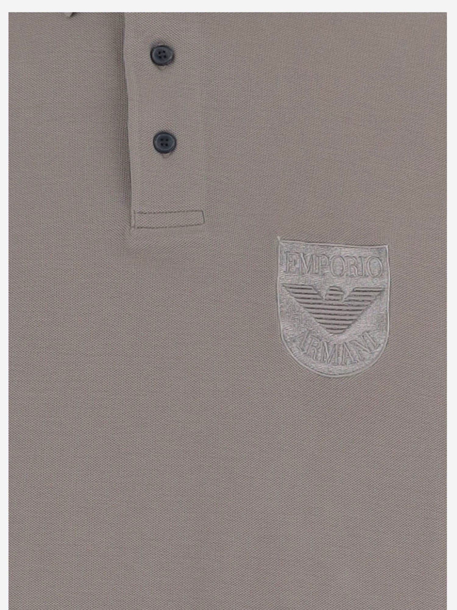 POLO IN COTONE CON LOGO EM005363 AF10497U8049 EMPORIO ARMANI 