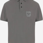 POLO IN COTONE CON LOGO EM005363 AF10497U8090 EMPORIO ARMANI 