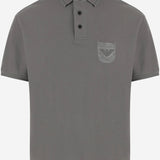 POLO IN COTONE CON LOGO EM005363 AF10497U8090 EMPORIO ARMANI 
