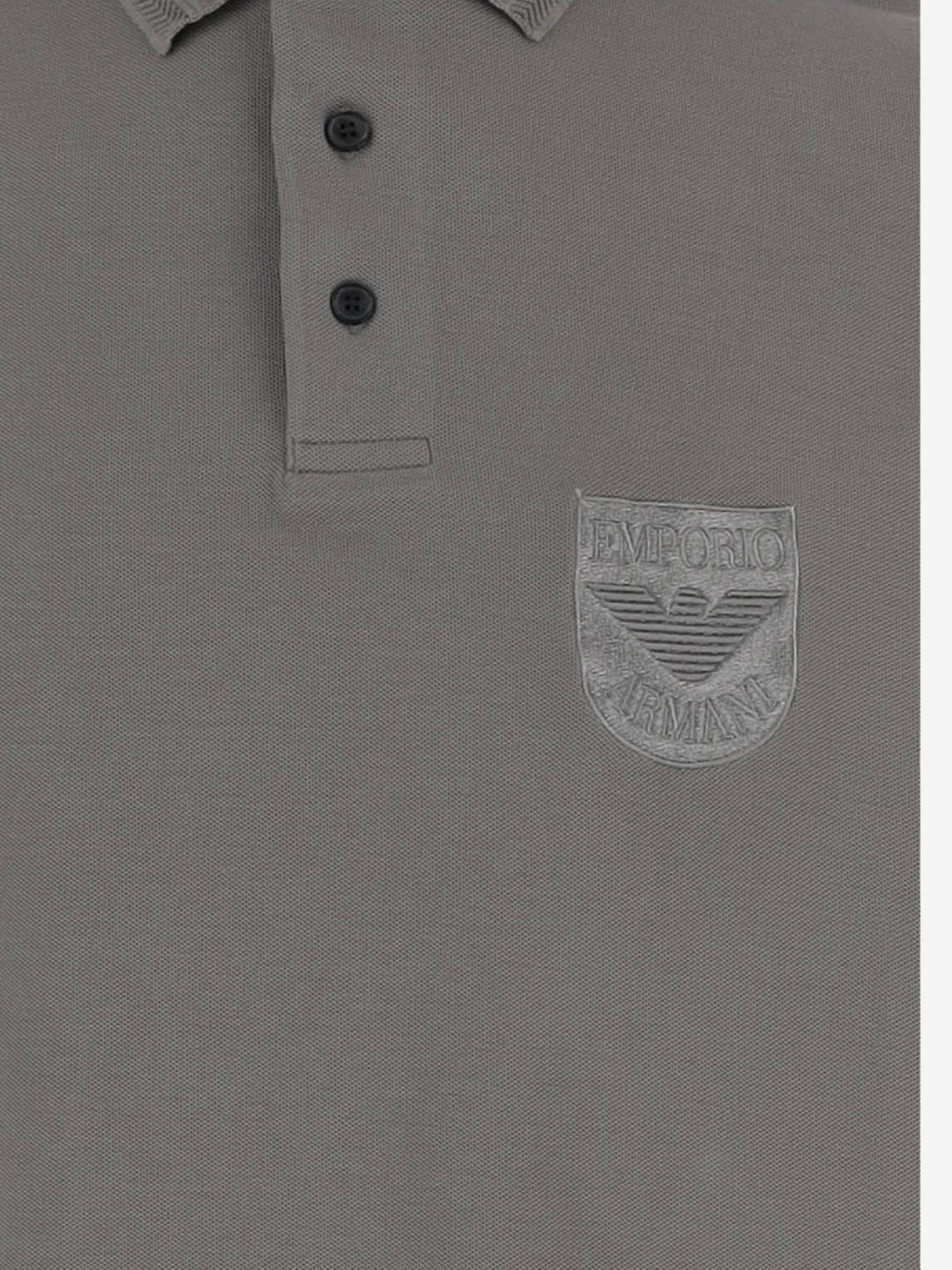 POLO IN COTONE CON LOGO EM005363 AF10497U8090 EMPORIO ARMANI 