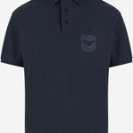 POLO IN COTONE CON LOGO EM005363 AF10497UB118 EMPORIO ARMANI 