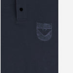 POLO IN COTONE CON LOGO EM005363 AF10497UB118 EMPORIO ARMANI 